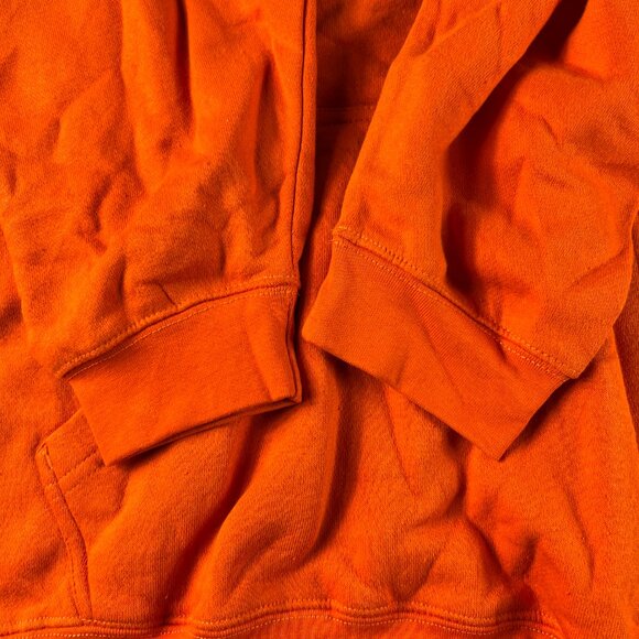 Y2K Illinois Fighting Illini Sweatshirt Adult Extra Extra Large Orange Hoodie - Picture 3 of 13